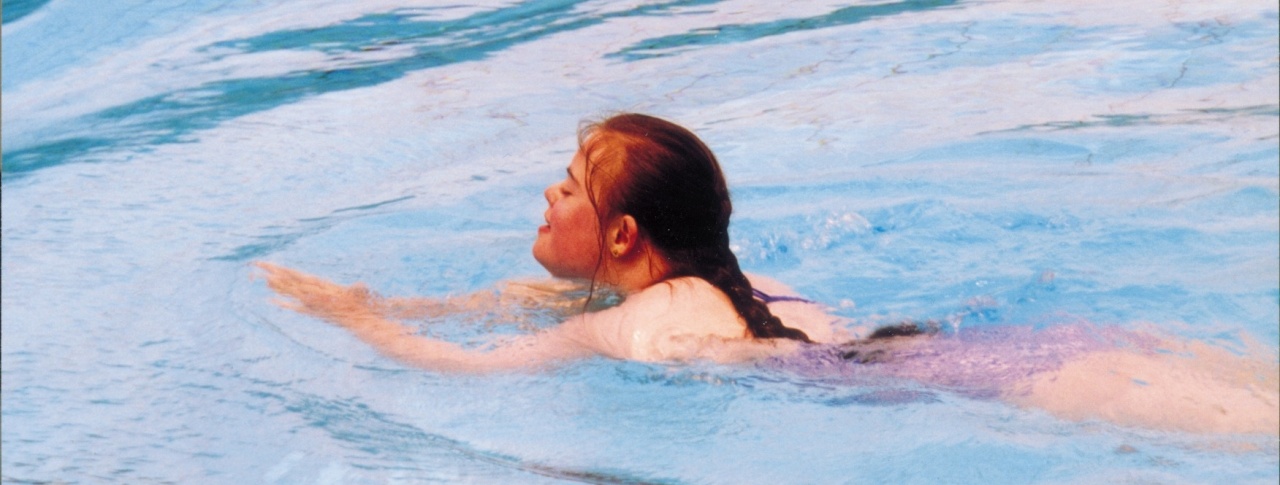 Eine Schwimmerin